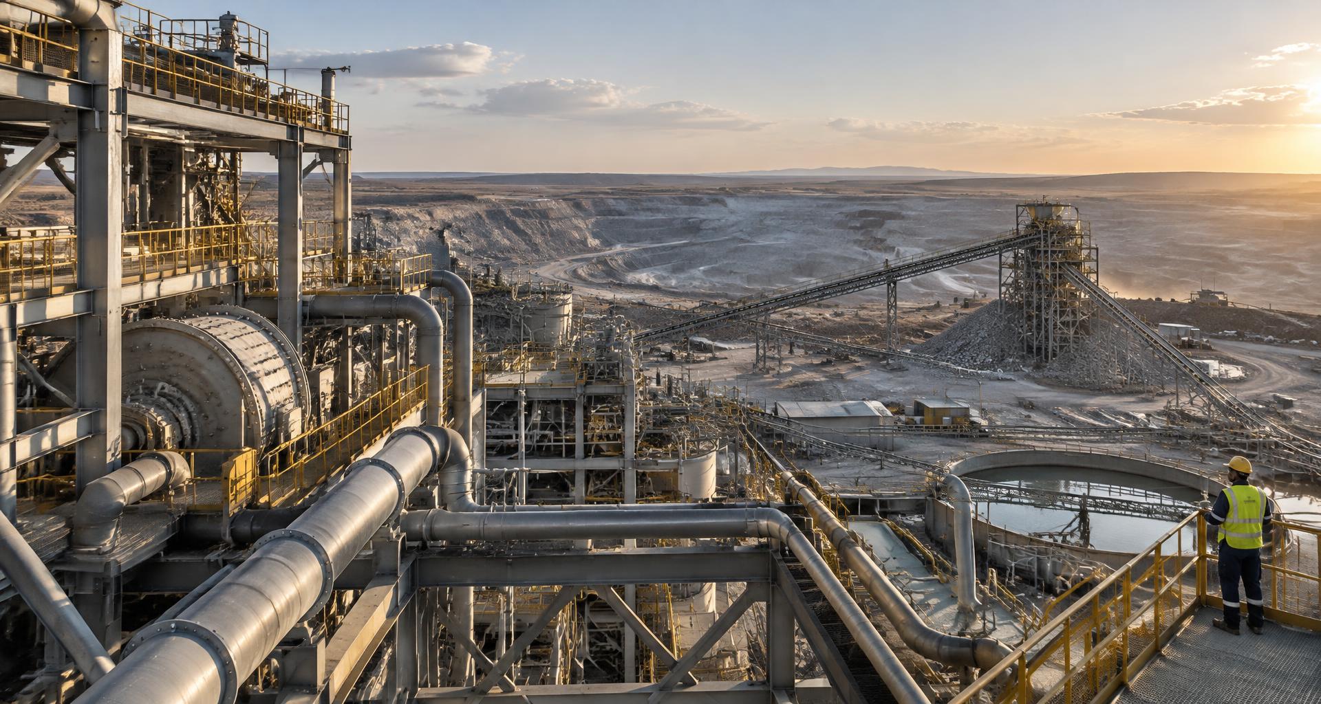 Mining and industrial processing infrastructure