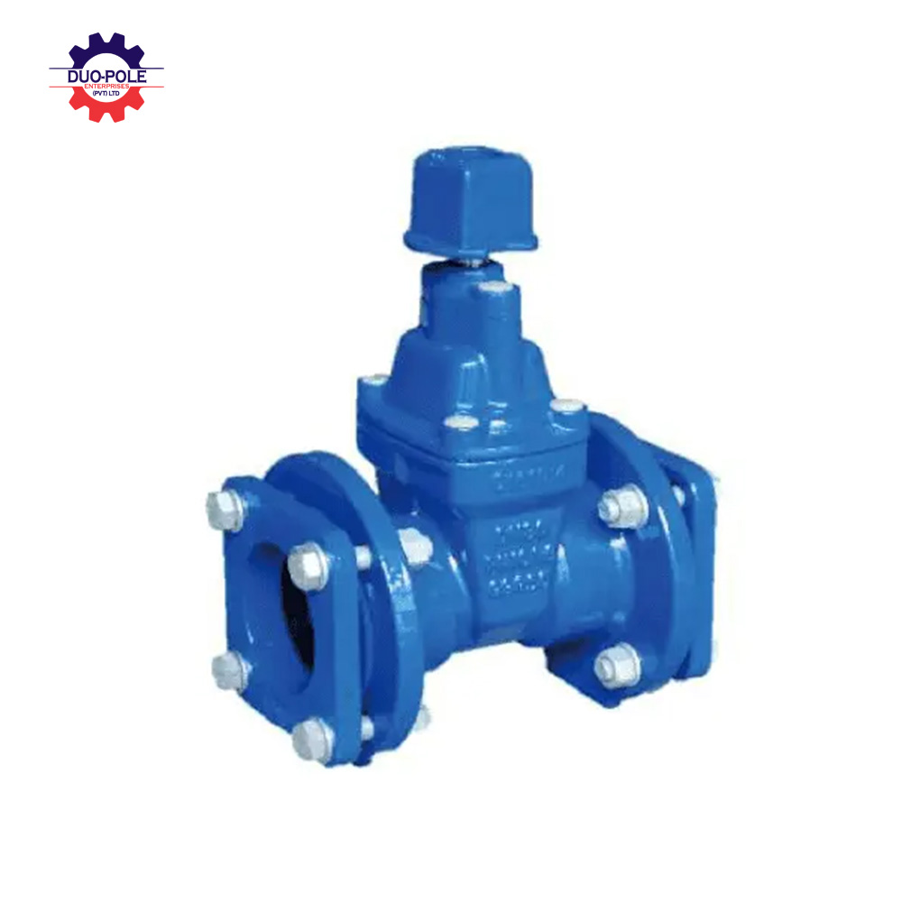 Mechanical joint resilient seated gate valve